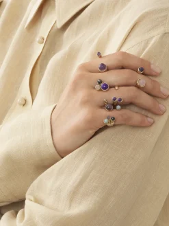 Bijoux-Chloé Bague Chloe Zodiac Verseau Multicolor 11