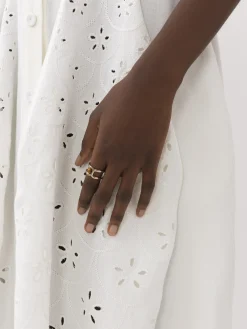 Bijoux-Chloé Bague Marcie Gold Color