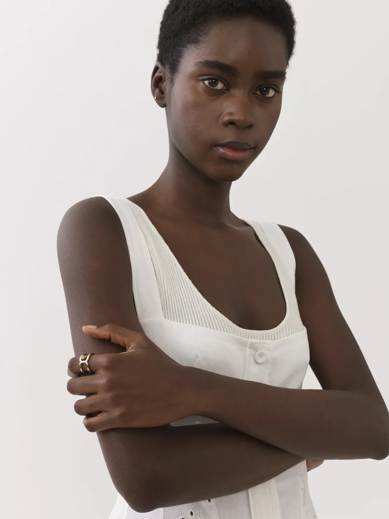 Bijoux-Chloé Bague Marcie Gold Color