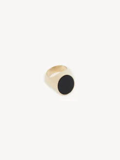 Bijoux-Chloé Bague Nancy Avec Chaine Gold Color