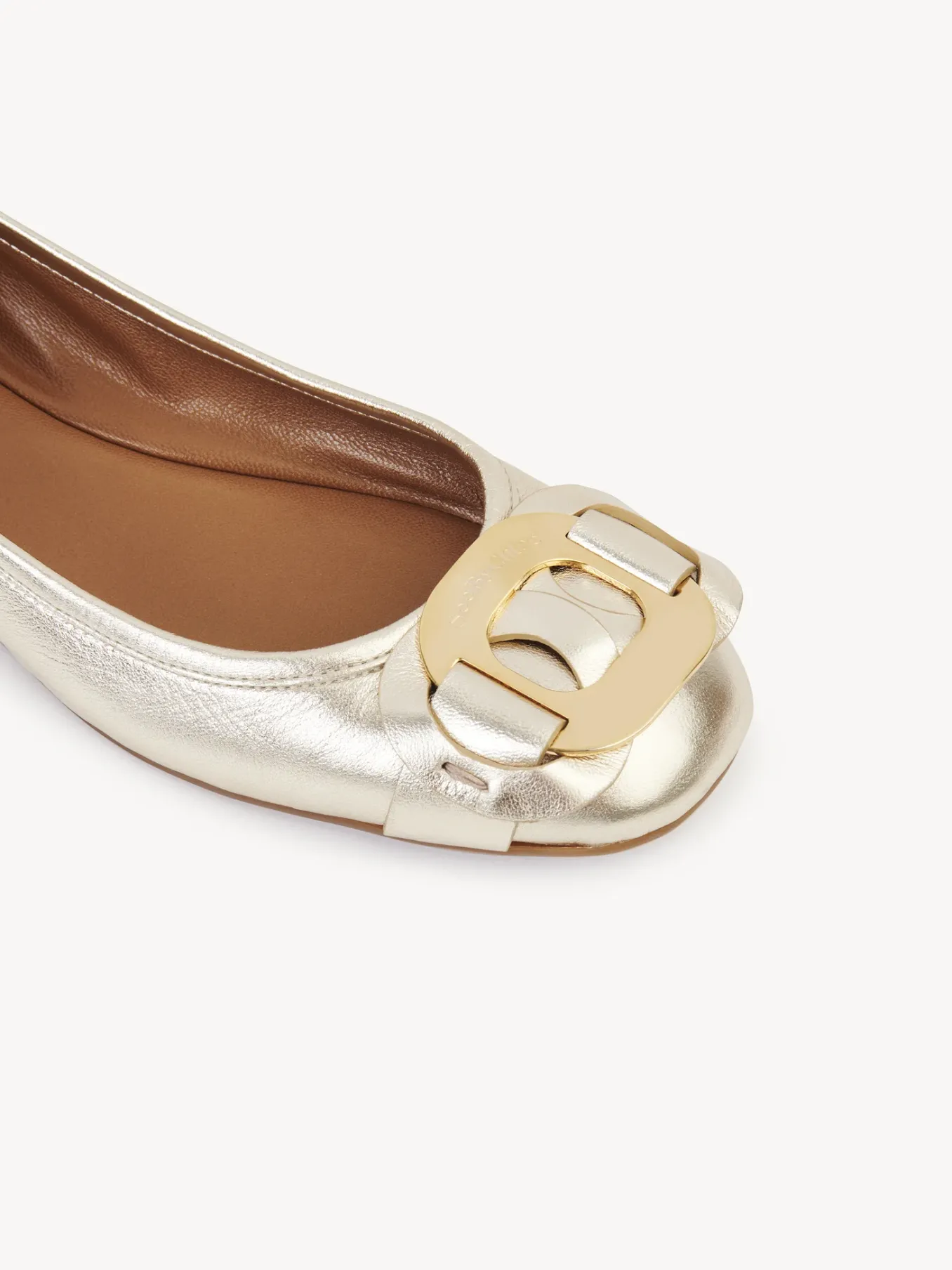 Sandales Et Espadrilles-Chloé Ballerines Chany Platino