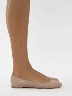 Ballerines Et Escarpins-Chloé Ballerines Lauren Pink Tea