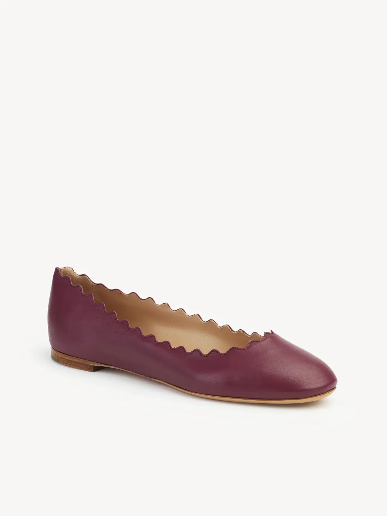 Ballerines Et Escarpins-Chloé Ballerines Lauren Dark Ruby