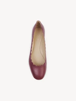 Ballerines Et Escarpins-Chloé Ballerines Lauren Dark Ruby