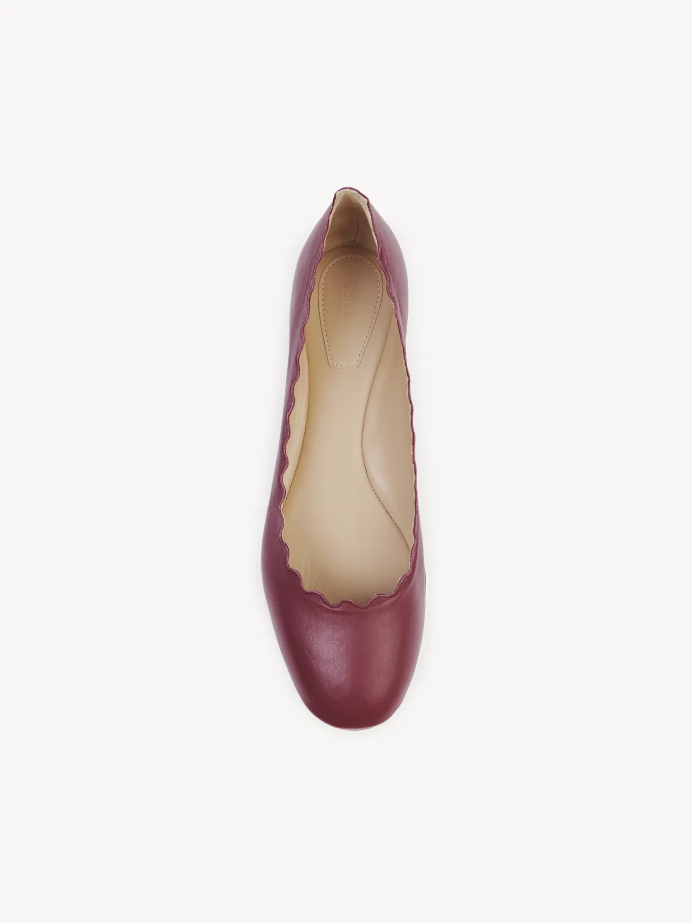 Ballerines Et Escarpins-Chloé Ballerines Lauren Dark Ruby