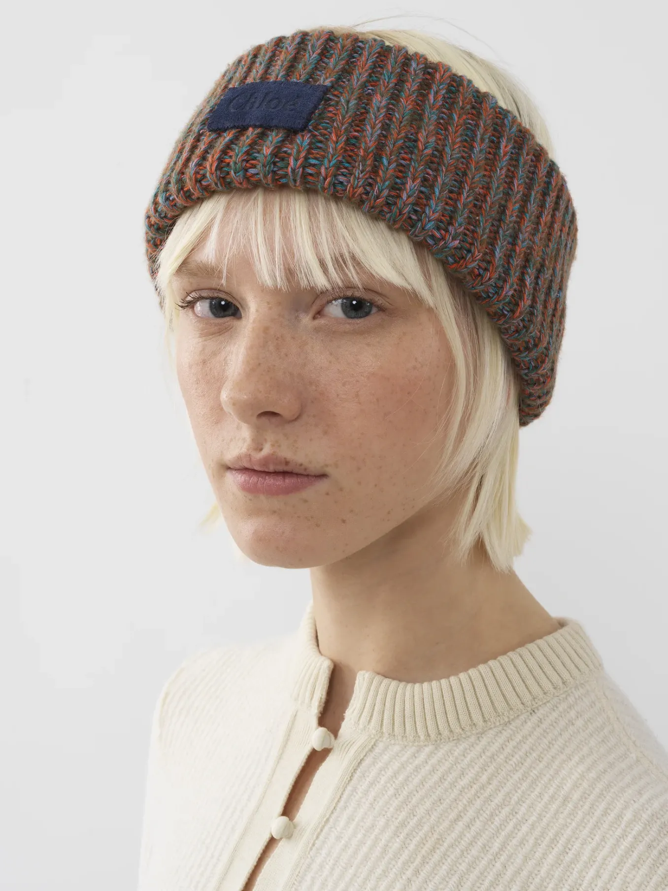 Chapeaux Et Gants-Chloé Bandeau Multicolor Blue 1