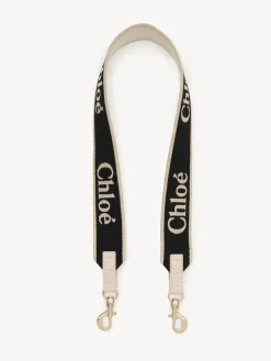 Bandoulières-Chloé Bandoulière Black - Beige 1