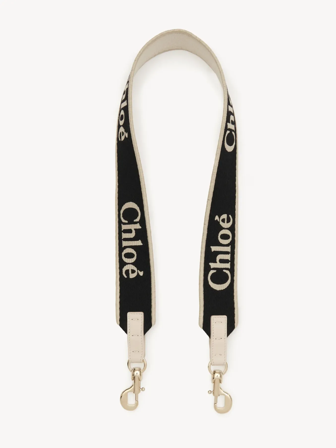 Bandoulières-Chloé Bandoulière Black - Beige 1