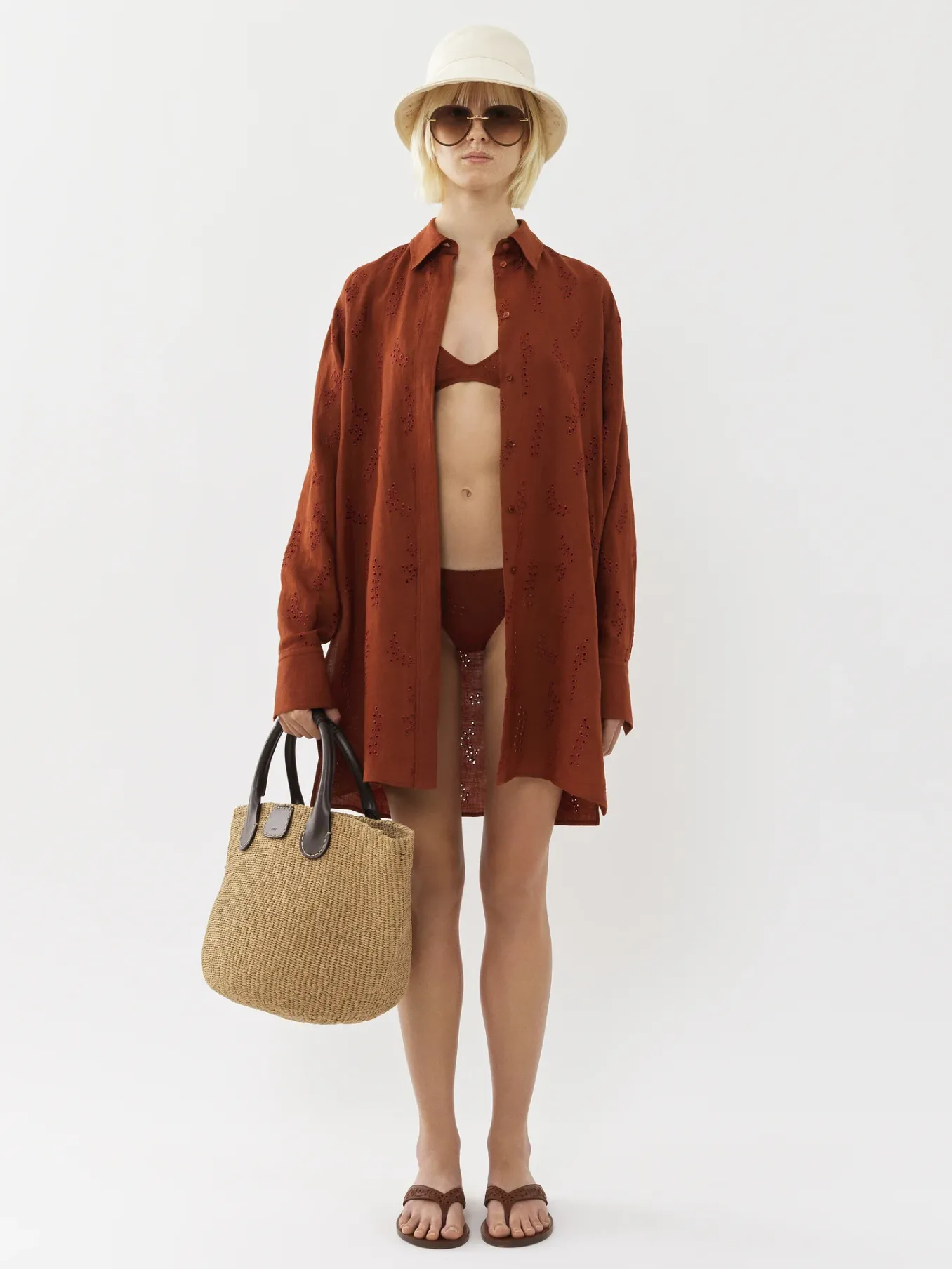 Tenues De Plage-Chloé Bas De Bikini Peru Chloe X Eres Red Ochre