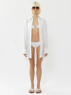 Tenues De Plage-Chloé Bas De Bikini Triangle Paraguay Chloe X Eres Iconic Milk