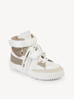 Baskets-Chloé Baskets Franckie Beige - White 1