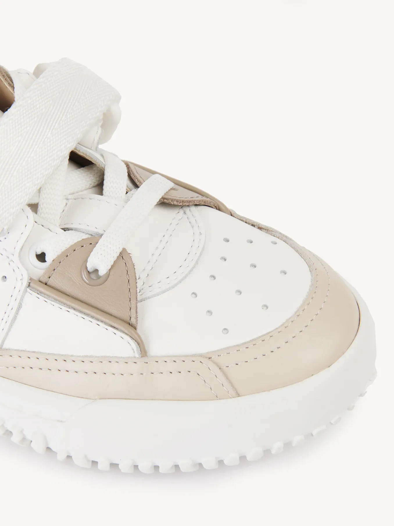 Baskets-Chloé Baskets Franckie Beige - White 1
