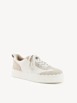 Baskets-Chloé Baskets Lauren White - Beige 1
