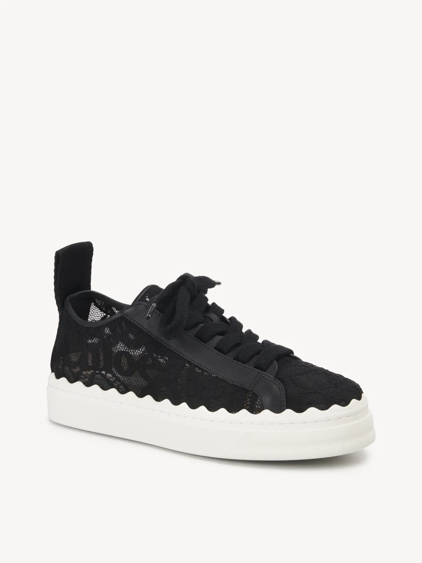 Baskets-Chloé Baskets Lauren Noir