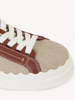 Baskets-Chloé Baskets Lauren White - Brown 1