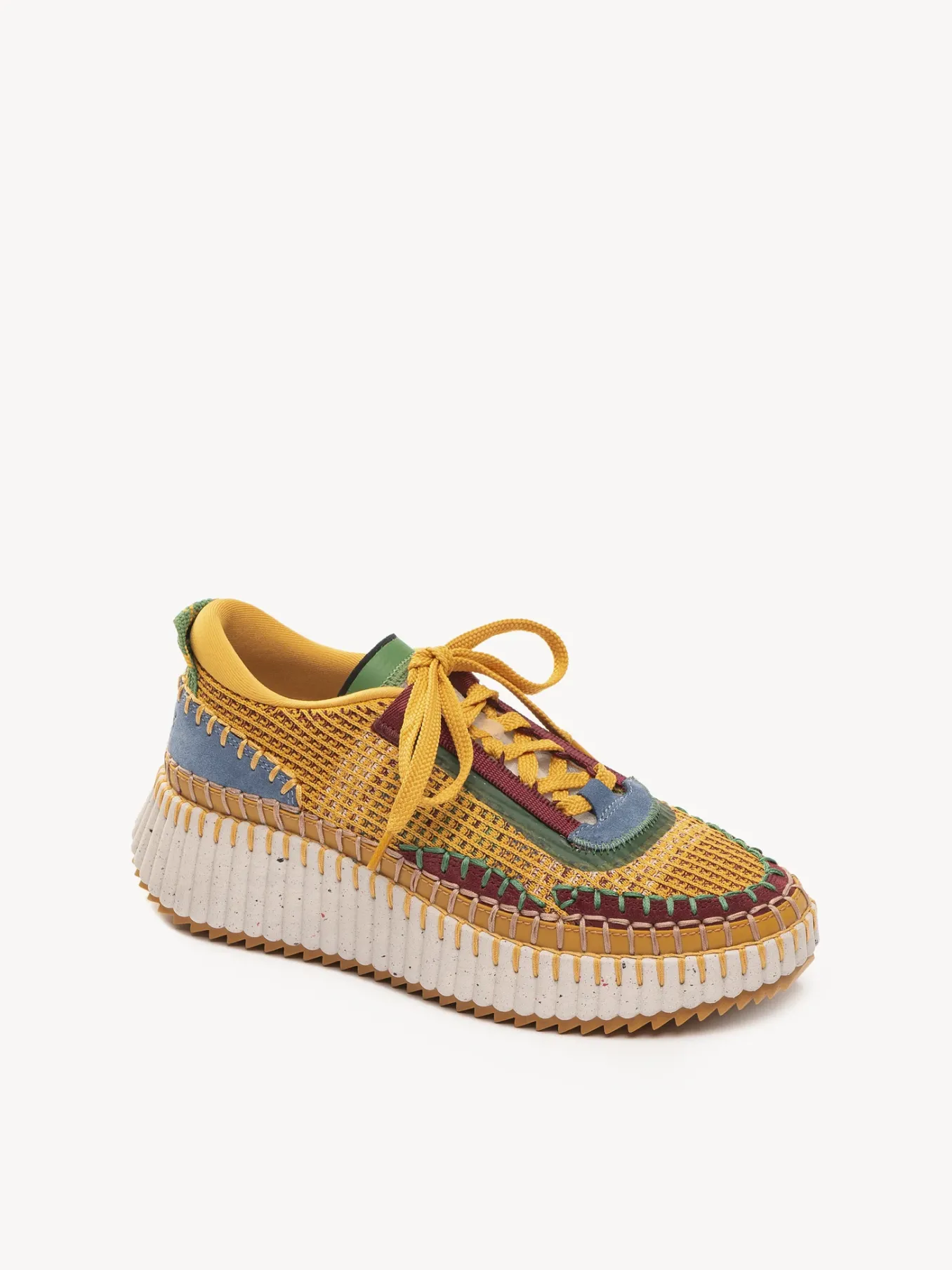 Baskets-Chloé Baskets Nama Multicolor Orange 1