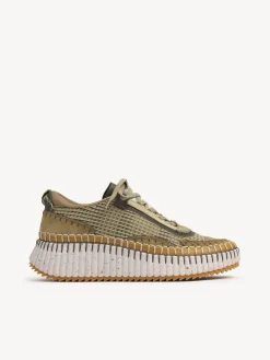 Baskets-Chloé Baskets Nama Slate Green