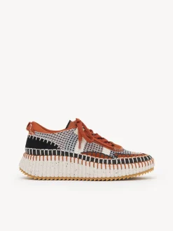 Baskets-Chloé Baskets Nama Red Sand