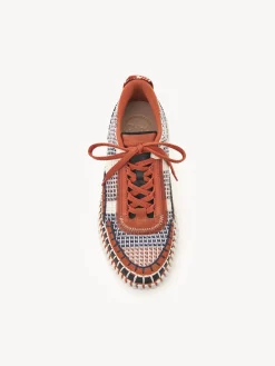 Baskets-Chloé Baskets Nama Red Sand