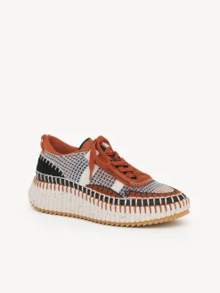 Baskets-Chloé Baskets Nama Red Sand