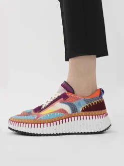 Baskets-Chloé Baskets Nama Caroline Denervaud Pour Chloe Multicolor Red 1