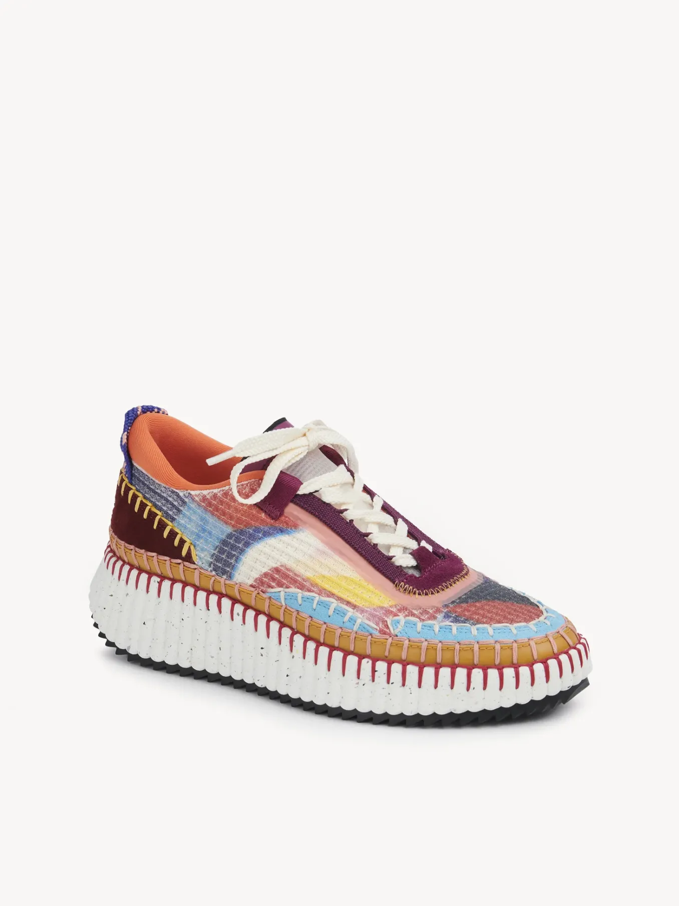 Baskets-Chloé Baskets Nama Caroline Denervaud Pour Chloe Multicolor Red 1