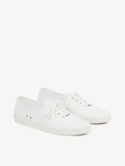 Denim-Chloé Baskets Robyn Blanc