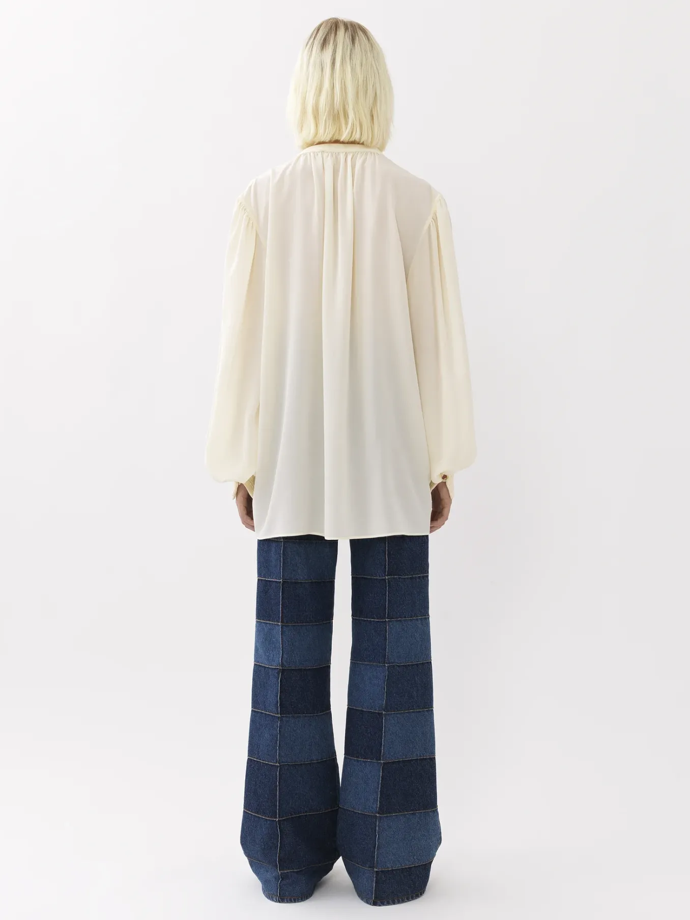 Tops Et Blouses-Chloé Blouse Froncee Buttercream