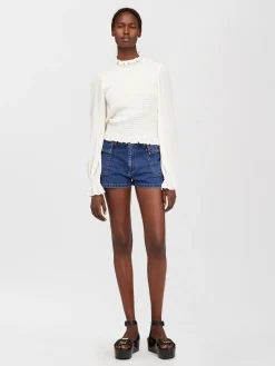 Vêtements-Chloé Blouse Victorienne Cloudy White
