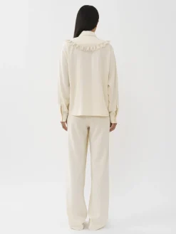 Vêtements-Chloé Blouse Volantee Light Ivory