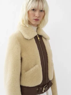 Vestes-Chloé Blouson Court Whisper White