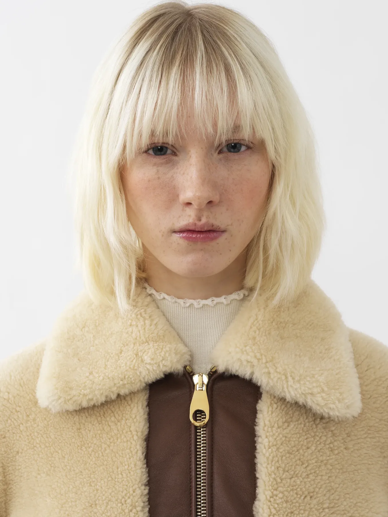 Vestes-Chloé Blouson Court Whisper White