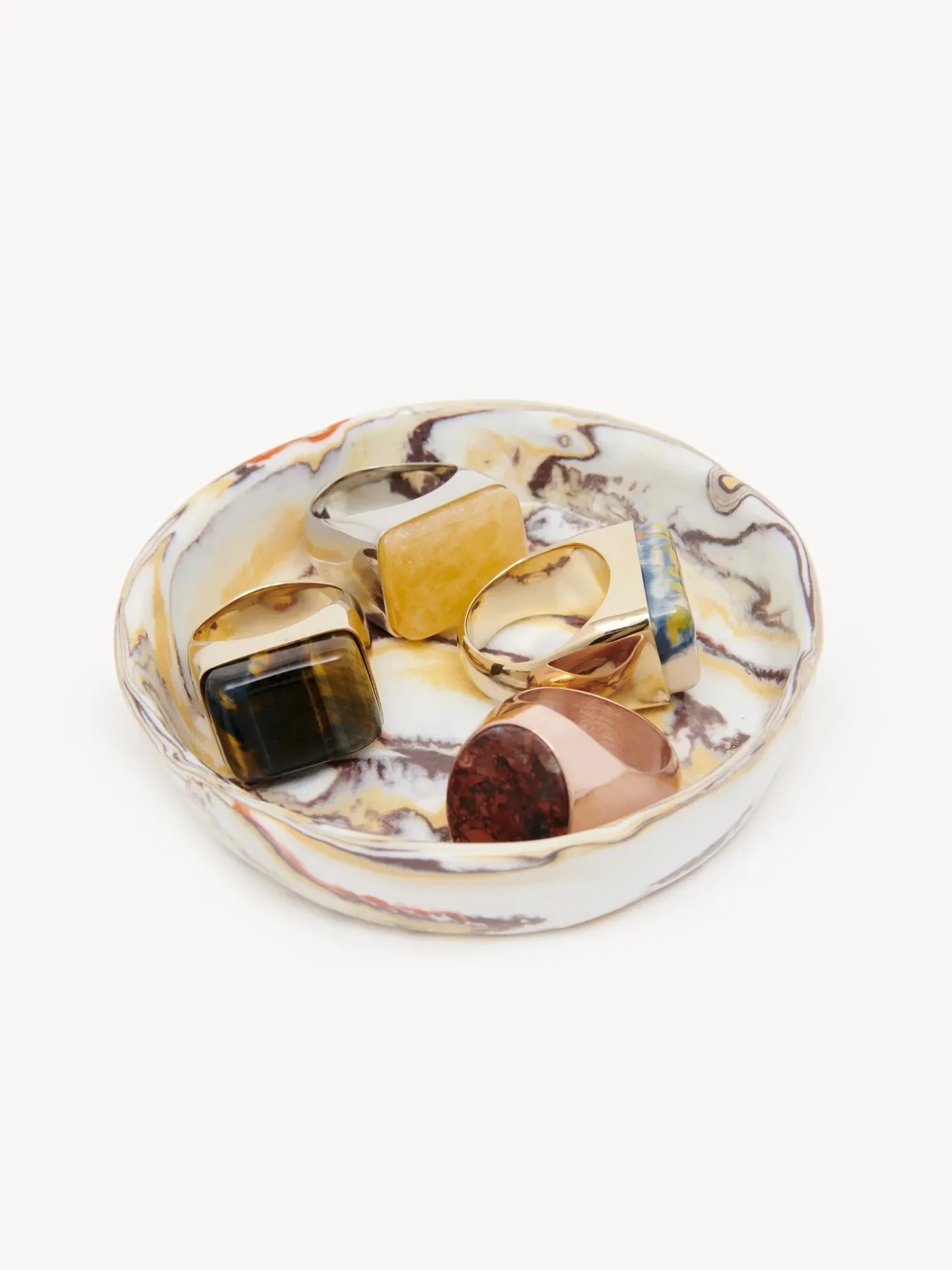 Accessoires Pour La Maison-Chloé Bol Yellow - White 1