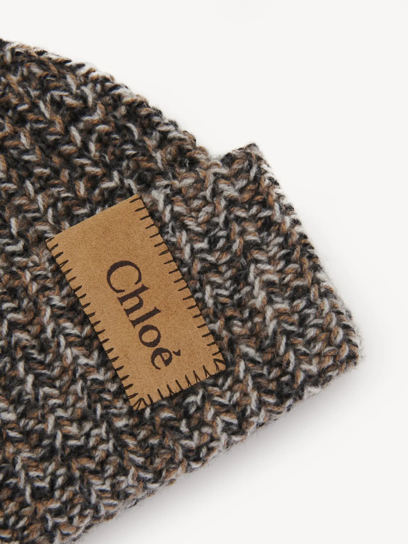 Chapeaux Et Gants-Chloé Bonnet White Powder