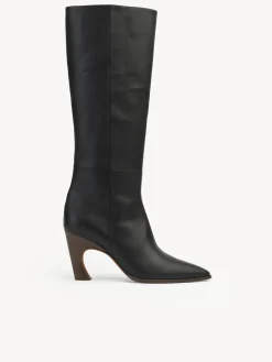 Bottes Et Bottines-Chloé Bottes A Talon Oli Noir