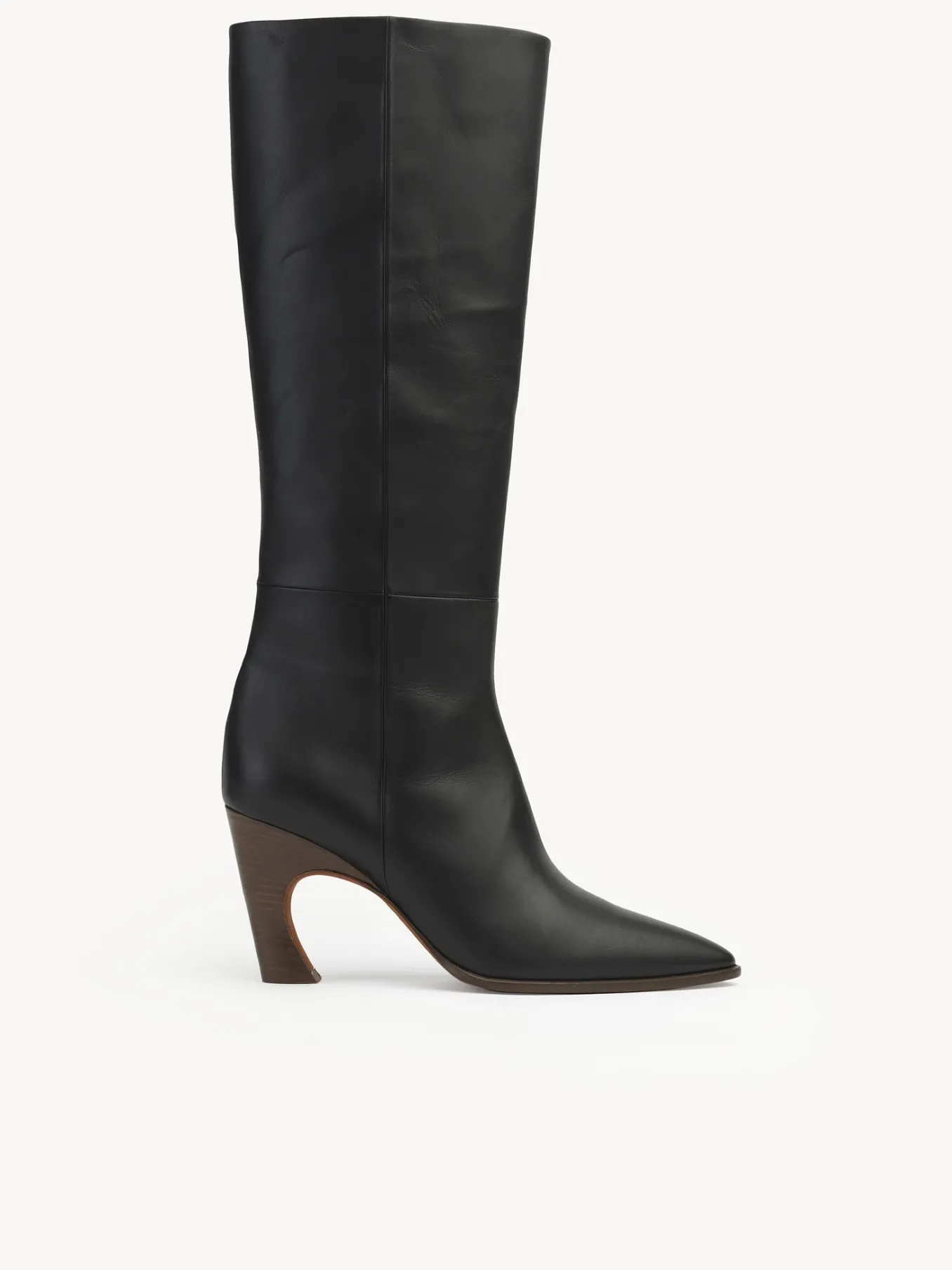 Bottes Et Bottines-Chloé Bottes A Talon Oli Noir