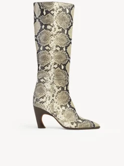 Bottes Et Bottines-Chloé Bottes A Talon Oli Eternal Grey