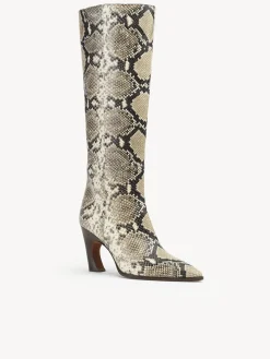 Bottes Et Bottines-Chloé Bottes A Talon Oli Eternal Grey