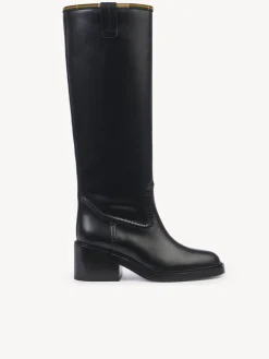 Bottes Et Bottines-Chloé Bottes Mallo Barbour Pour Chloe Noir