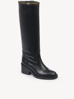 Bottes Et Bottines-Chloé Bottes Mallo Barbour Pour Chloe Noir