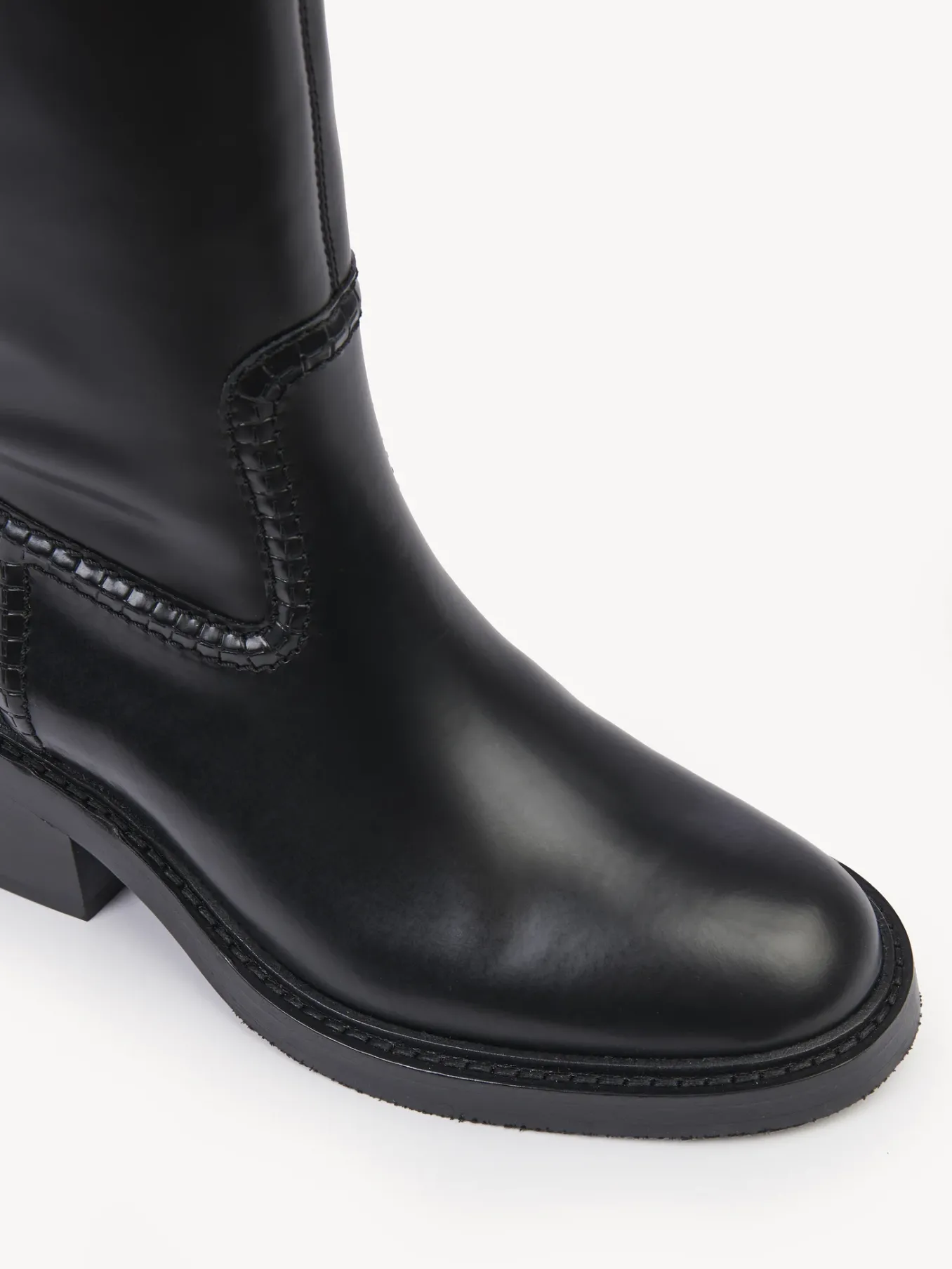 Bottes Et Bottines-Chloé Bottes Mallo Barbour Pour Chloe Noir