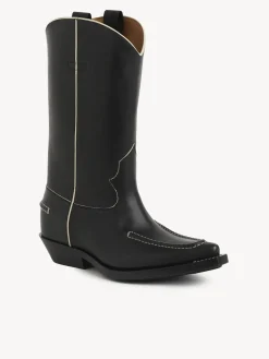 Bottes Et Bottines-Chloé Bottes Texanes Nellie Noir