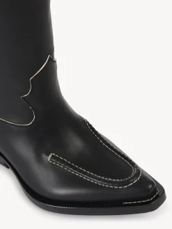 Bottes Et Bottines-Chloé Bottes Texanes Nellie Noir