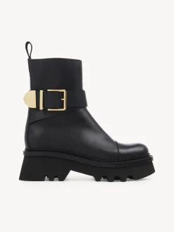 Bottes Et Bottines-Chloé Bottines A Boucle Owena Noir