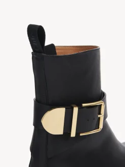Bottes Et Bottines-Chloé Bottines A Boucle Owena Noir