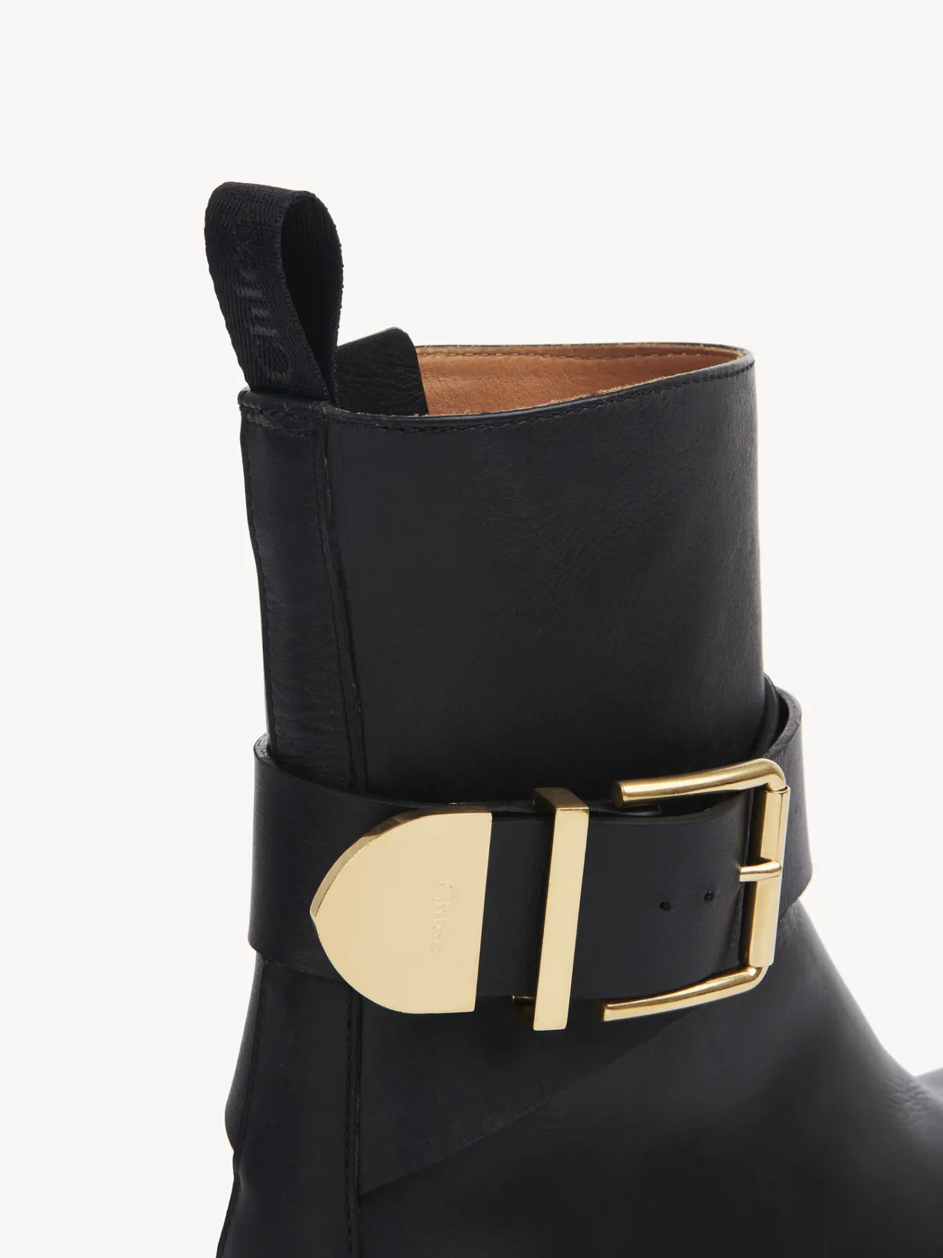 Bottes Et Bottines-Chloé Bottines A Boucle Owena Noir