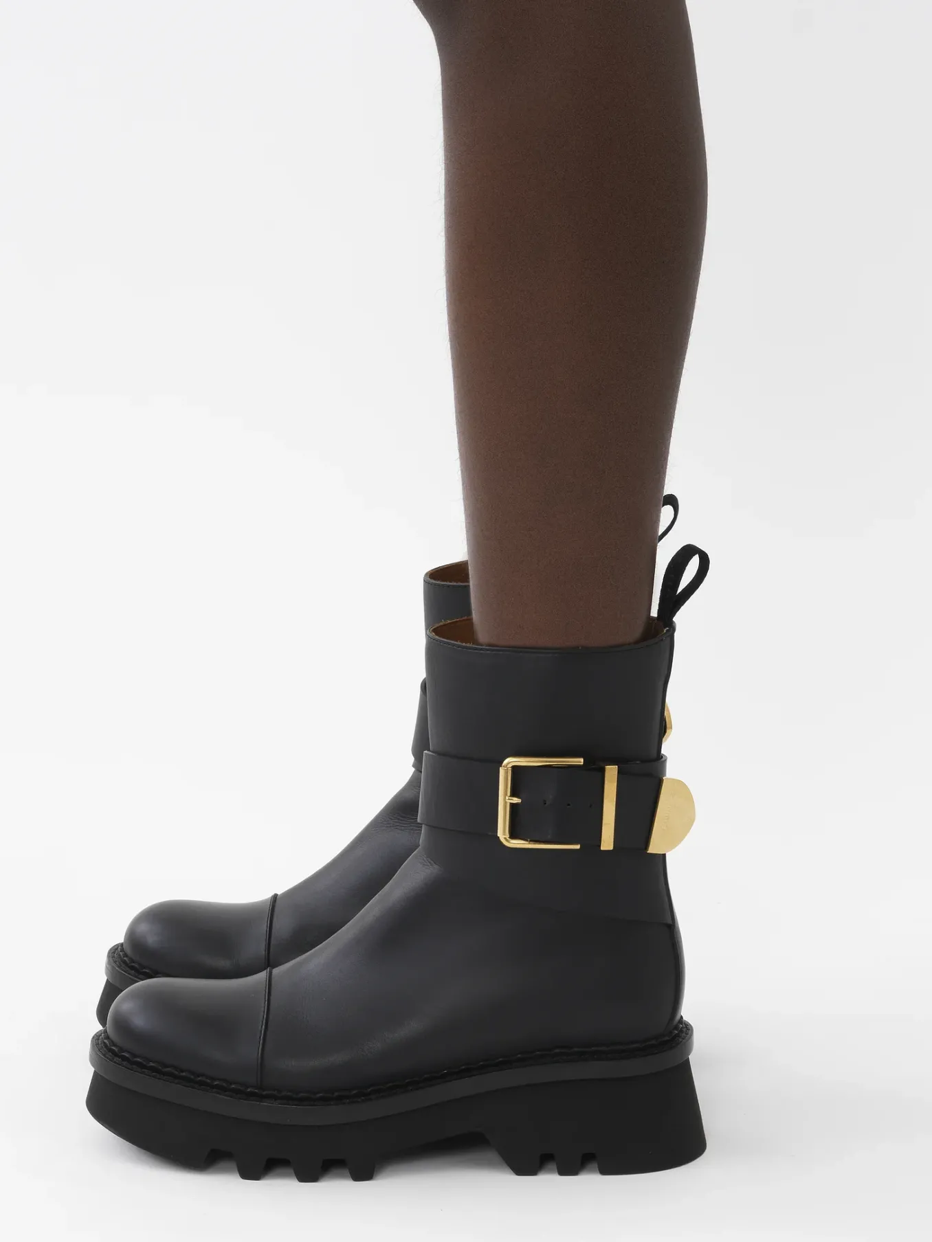 Bottes Et Bottines-Chloé Bottines A Boucle Owena Noir