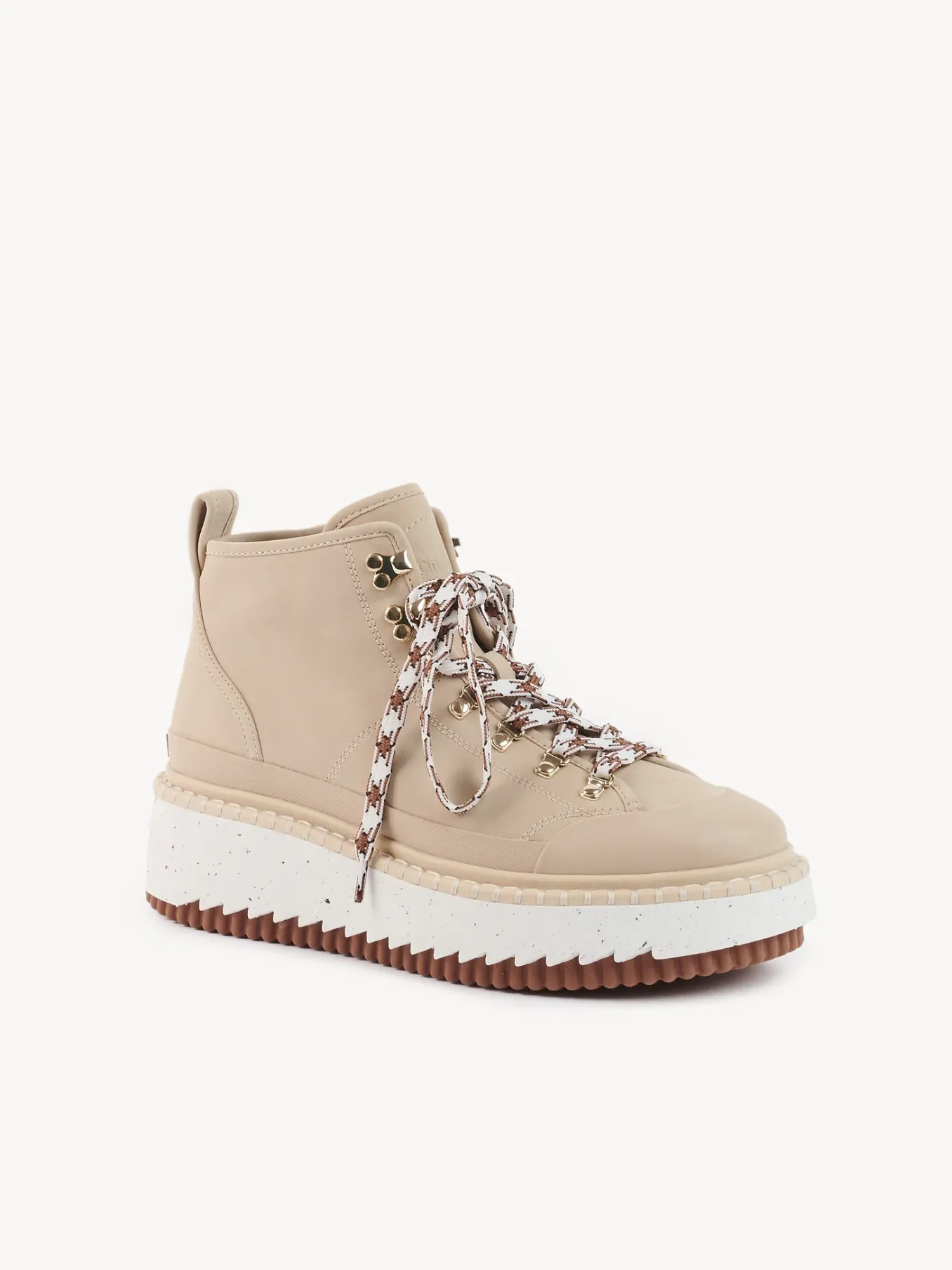 Bottes Et Bottines-Chloé Bottines A Lacets Lilli Hot Sand