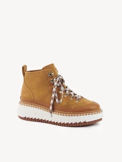 Bottes Et Bottines-Chloé Bottines A Lacets Lilli Autumnal Brown