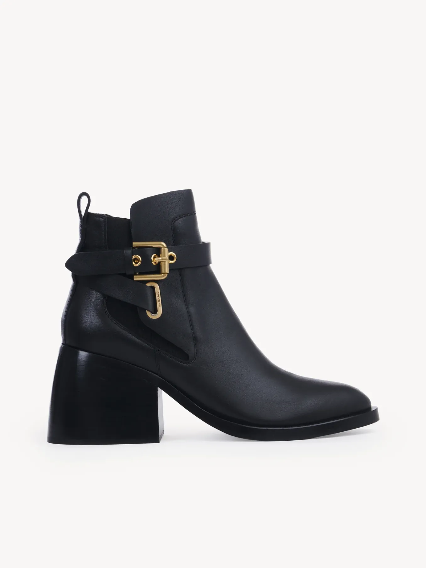 Bottes Et Bottines-Chloé Bottines A Talon Averi Noir